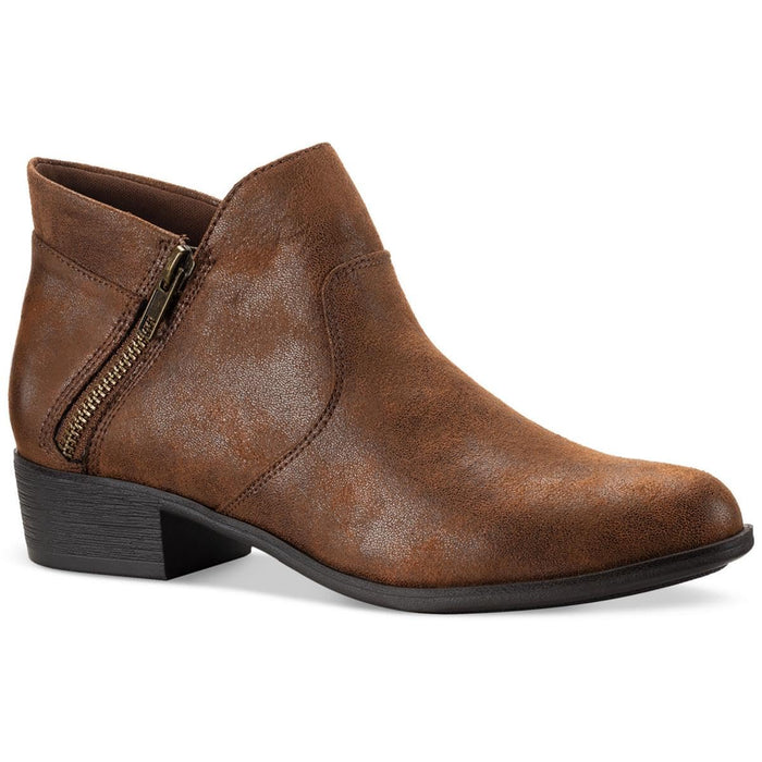 Sun + Stone Women's Adelinee Double Zip Ankle Booties