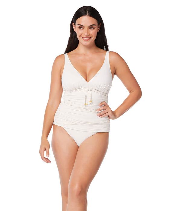 Bleu Rod Beattie Glam Stand Over-the-Shoulder D Tankini Coconut Water 6D