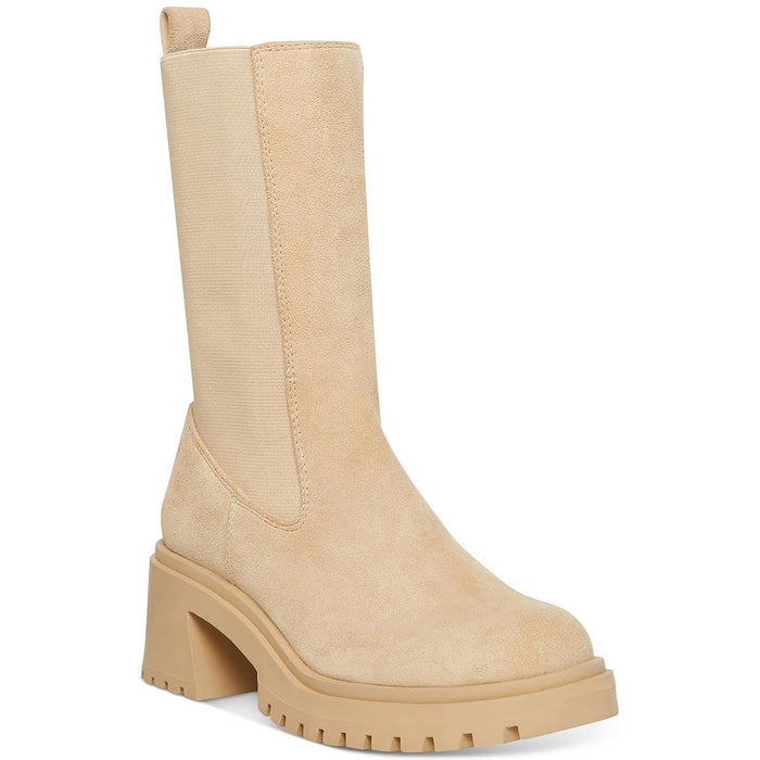 Steve Madden Women's Hesitant Round Toe Block Heeled Fashion Boot