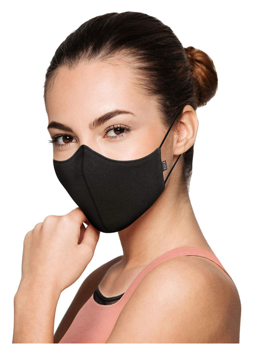 Bloch Adult Soft Stretch Contour Mask 3 Pack Black One Size
