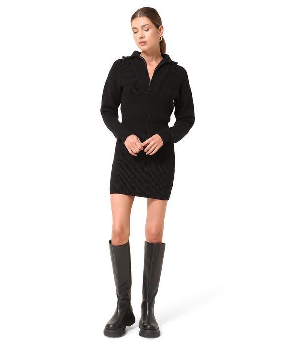 line and dot Jenna Mini Dress Black MD