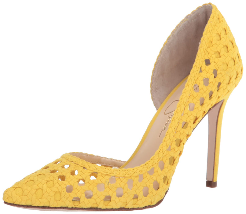 Jessica Simpson Women's Paimee D'Orsay Pump, Yellow, 6.5