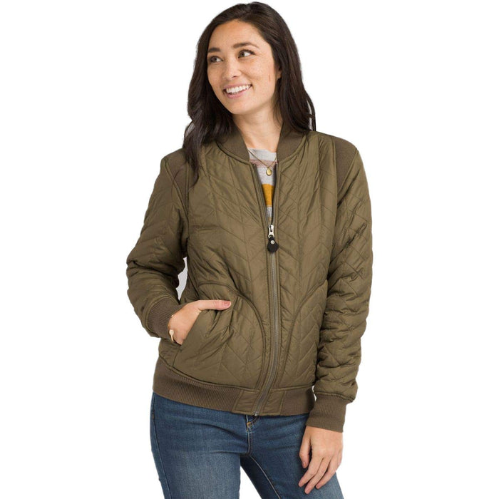 Prana Diva Varsity Jacket Slate Green XL (Womens 12-14)