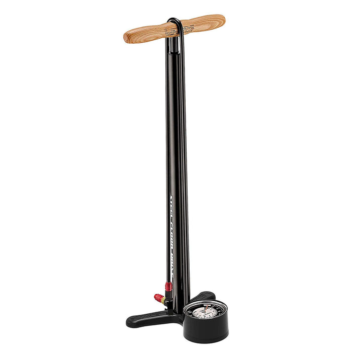 LEZYNE Steel Floor Drive Bike Pump, Black, Standard