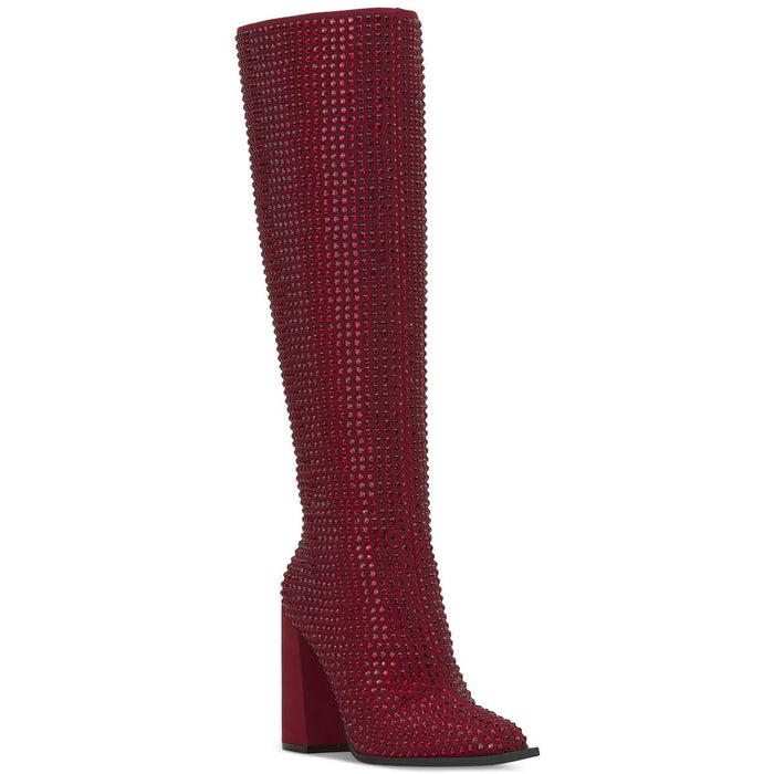 Jessica Simpson Women's LOVELLY Knee High Boots, Malbec, 8