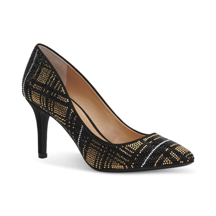 INC Womens' Zitah Suede Jeweled Pumps