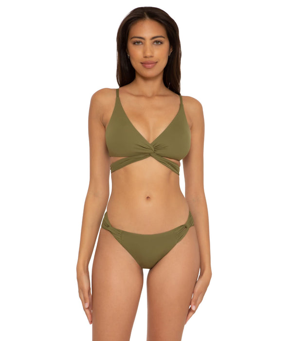 BECCA by Rebecca Virtue Color Code Nyla Twist Side Hipster Seaweed LG