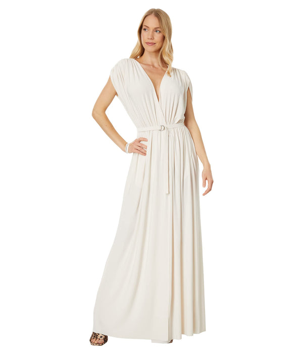 Norma Kamali Athena Gown Bone MD (Women's 6)