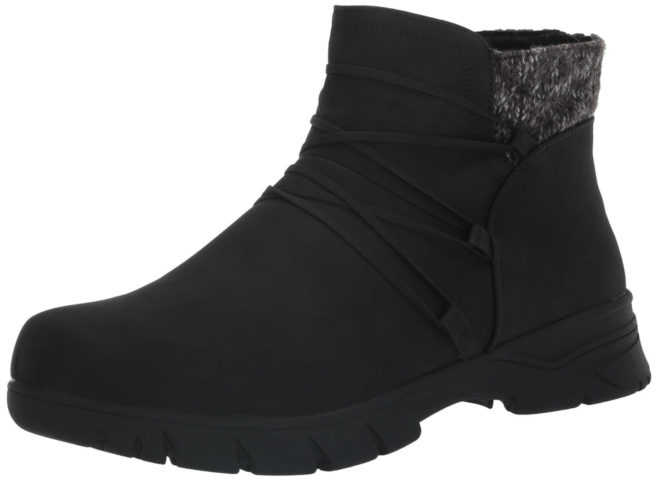 Easy Street Women's Stefani Boots, Black, 8.5 Wide