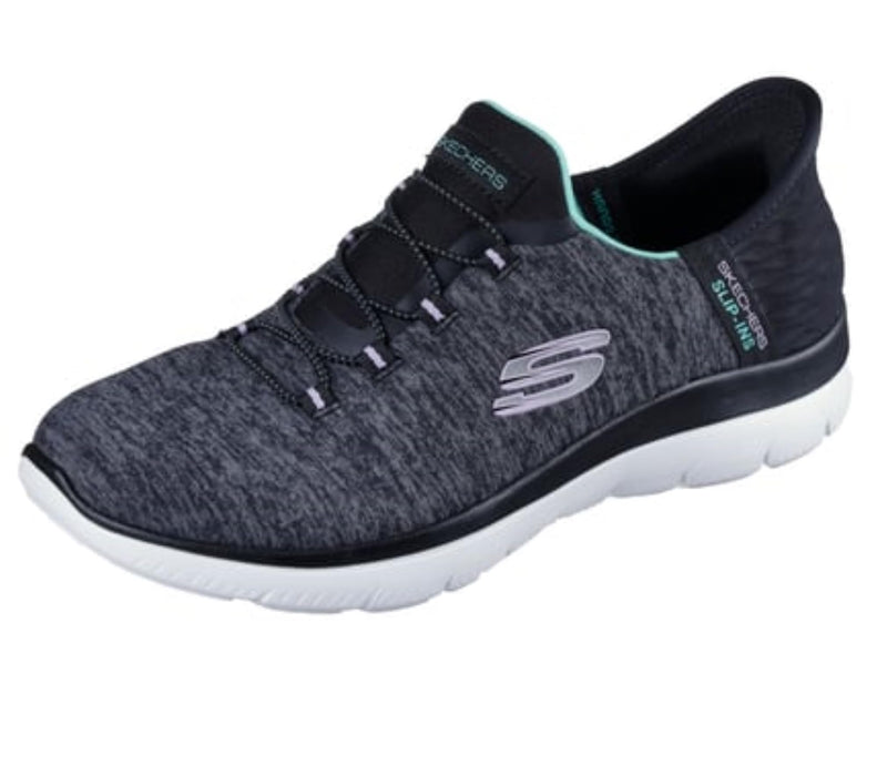 Skechers Women's Hands Free Slip Ins Summits Dazzling Haze Sneaker