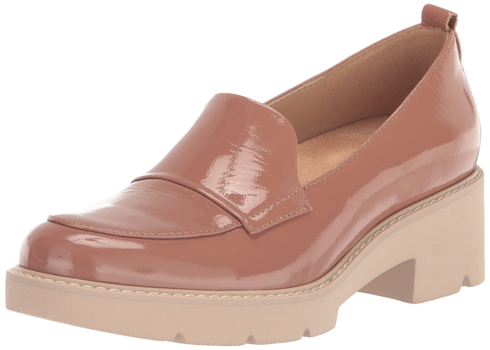 Naturalizer Womens Darry Slip On Lightweight Lug Sole Heeled Loafer