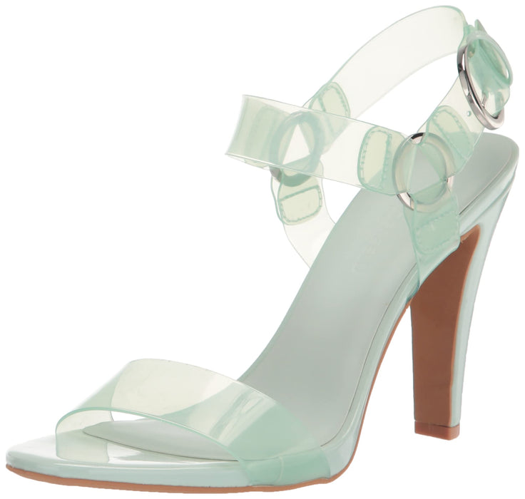 KARL LAGERFELD Women's Cieone Heeled Sandals, Mint Julep, 7