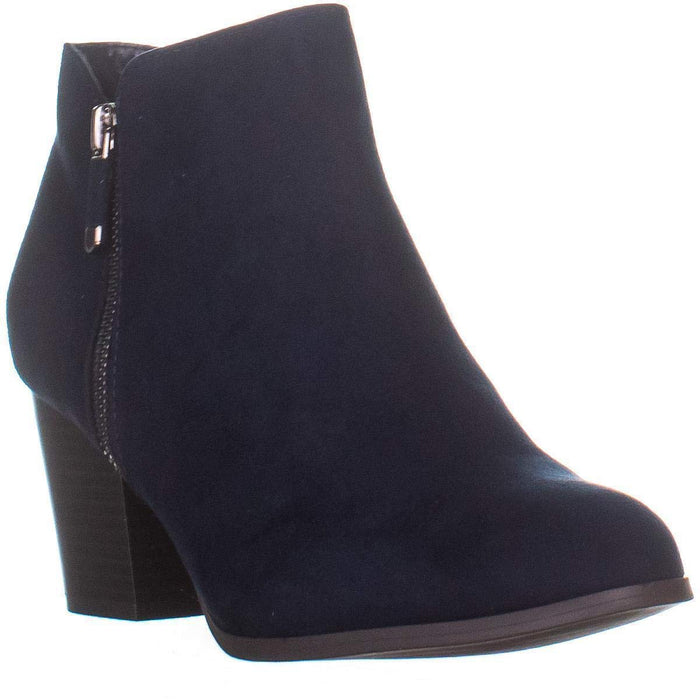 Style & Co. Womens Masrinaa Zipper Suede Booties