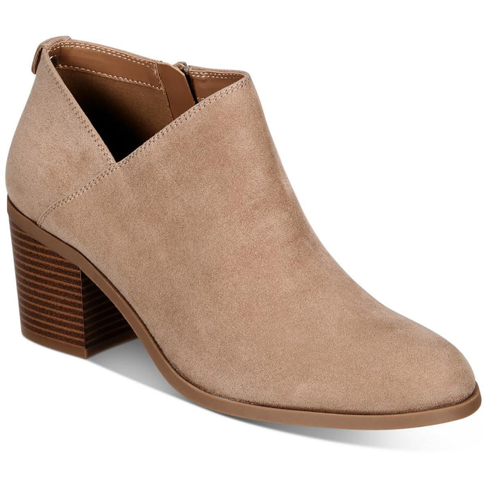 Style & Co Womens Felaa Asymmetrical Block Heel Booties
