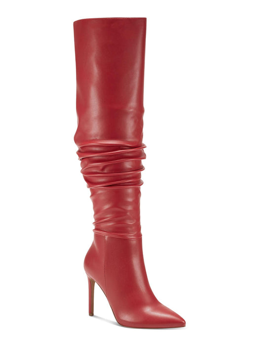 INC Womens' Iyonna Zipper Faux Leather Over-The-Knee Boots