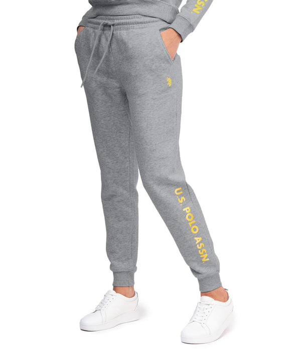 U.S. POLO ASSN. USPA Fleece Joggers Heather Grey 2XL