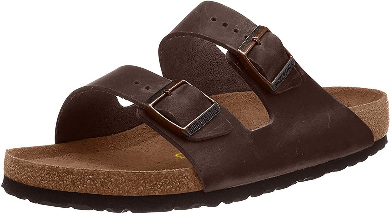 Birkenstock Arizona Unisex Leather Sandal Men's 5-5.5, Women's 7-7.5 Regular