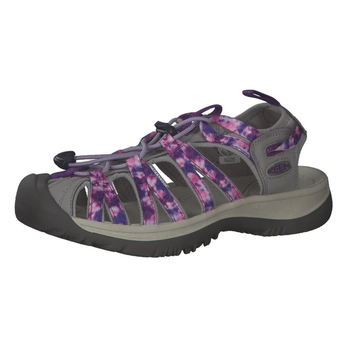 KEEN Women's Whisper Closed Toe Sport Sandals, Tie Dye/Vapor, 6.5