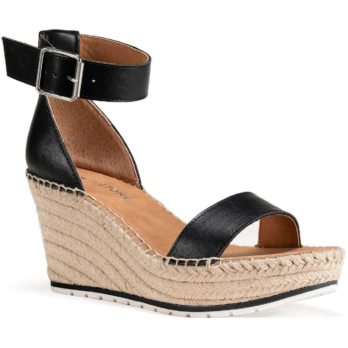 Sun + Stone Womens' Sammi Espadrille Wedge Sandals