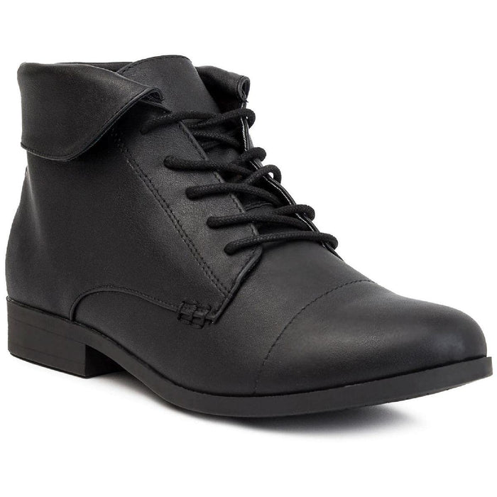 London Fog Womens' Clora Ankle Combat & Lace-up Boots