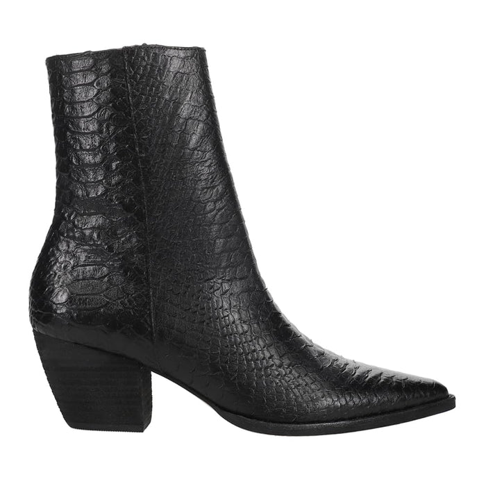 Matisse Womens' Caty Snake Print Pointed Toe Cowboy Bootie