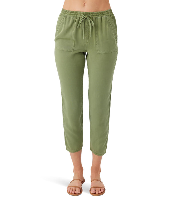 ONeill Womens Francina Pants Oil Green X-Large 27.5