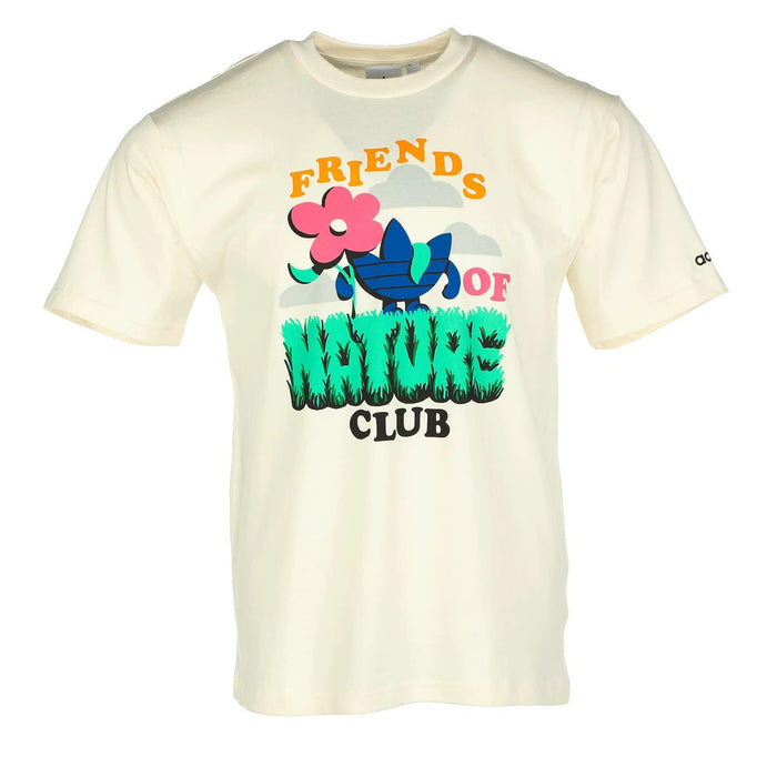 adidas Friends Of Nature Club Tee Non-Dyed/Multicolor LG
