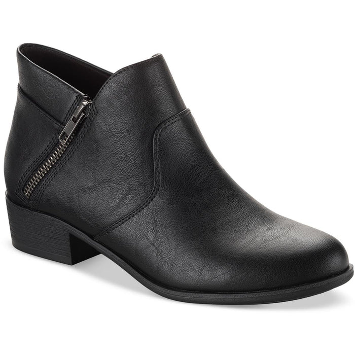 Sun + Stone Women's Adelinee Double Zip Ankle Booties