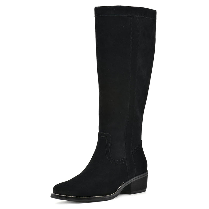 WHITE MOUNTAIN Women's Shoes Altitude Stack-Heeled Tall Boot