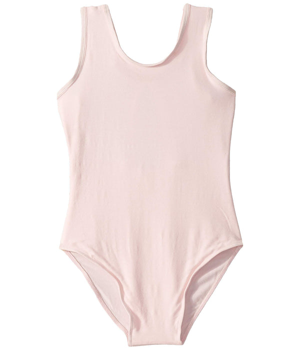 Flo Active Girls Sparkle Back Mesh Tank Leotard Pink Big Kid 10