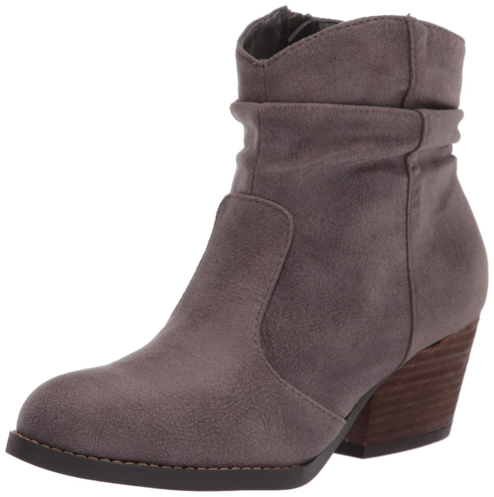 Bella Vita Women's Helena Ankle Boots, Grey, 9 Wide