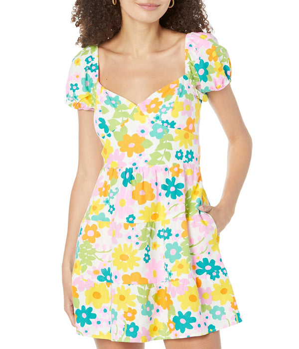 Show Me Your Mumu Cathy Mini Dress Petal Pop SM