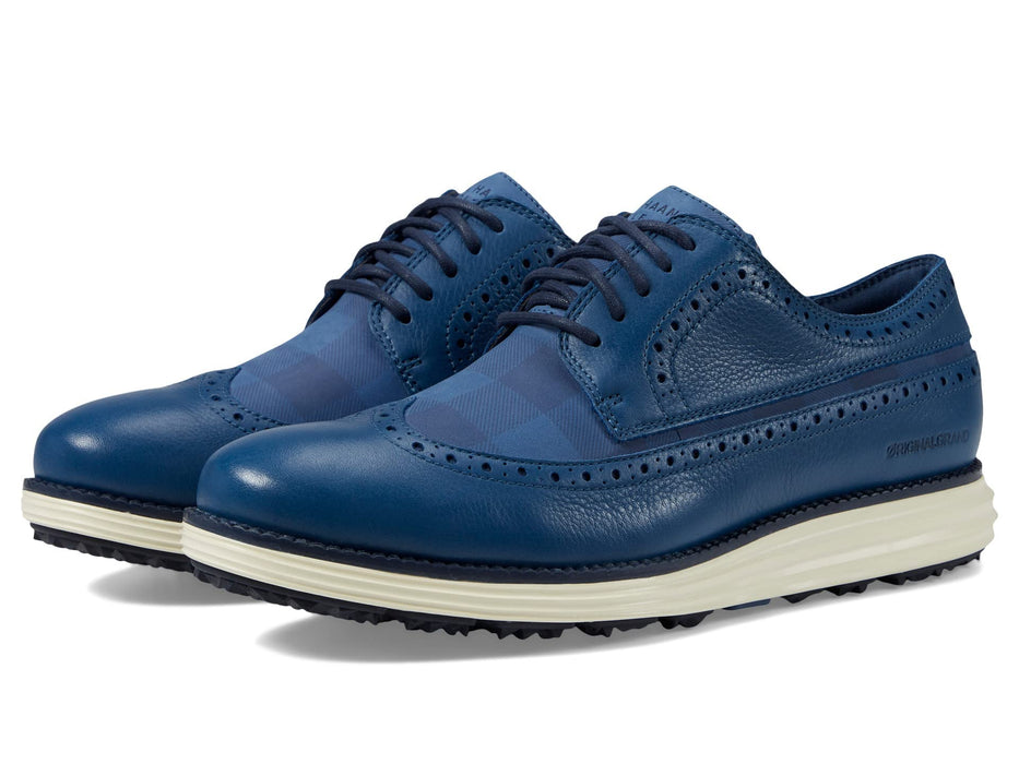 Cole Haan OriginalGrand Wing Ox, Blue/Navy/Ivory, Men's 11.5