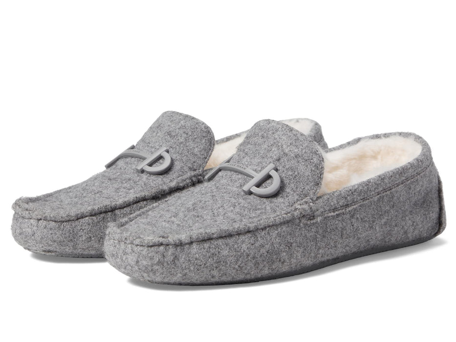 Cole Haan Tully Driver, Grey Wool/Shearling, Women's 5 B