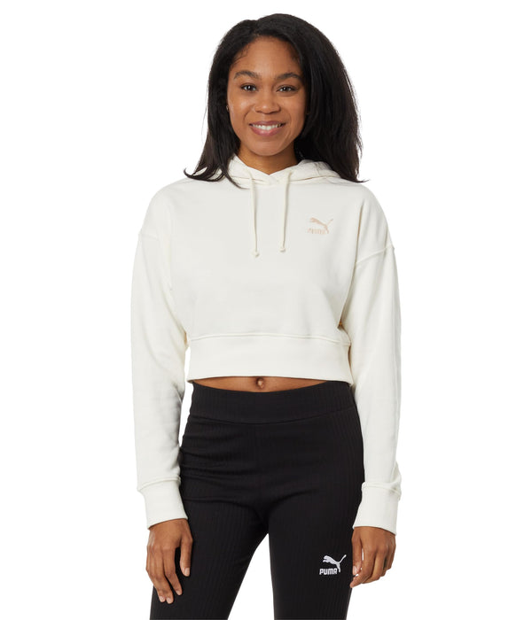 PUMA Classics Cropped Hoodie No Color XL