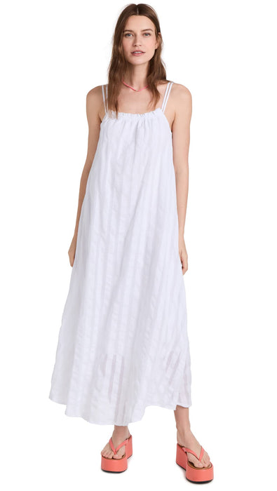Steve Madden Apparel Women's FLOWGET About IT Dress, White, XS
