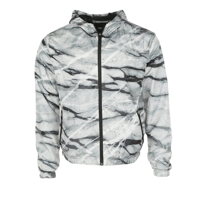 Stampd Printed Cardiff Jacket Marble Leopard MD