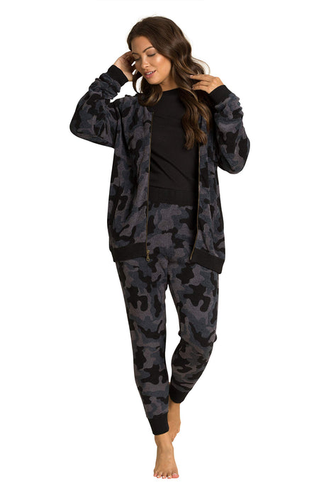 Barefoot Dreams Cozychic Ultra Lite? Camo Joggers Indigo Multi SM