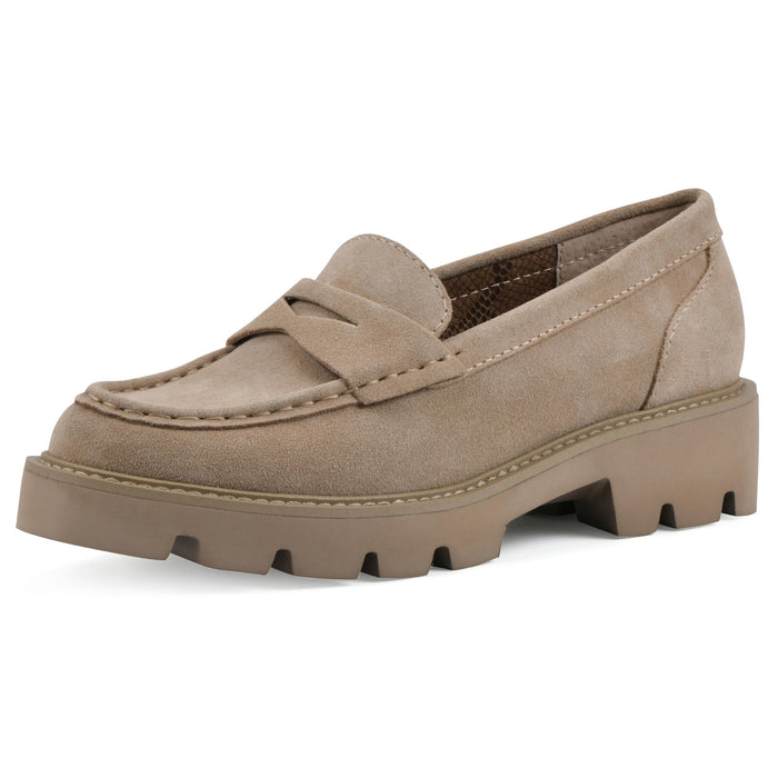 WHITE MOUNTAIN Women's Gunner Lugged Bottom Penny Loafers