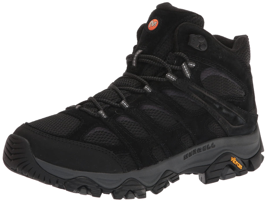 Merrell Men's Moab 3 Mid Hiking Boot, Black Night, 11.5