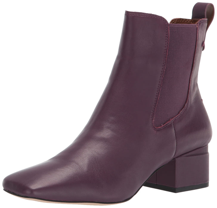 Franco Sarto Womens Waxton Ankle Boot Plum 6 M