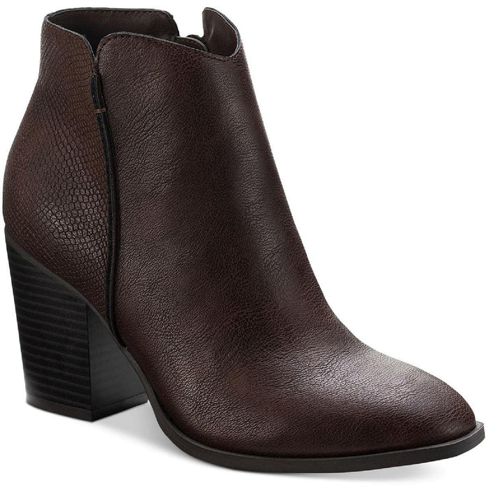 Sun + Stone Women's Graveyy Ankle Boots, Brown, 6.5