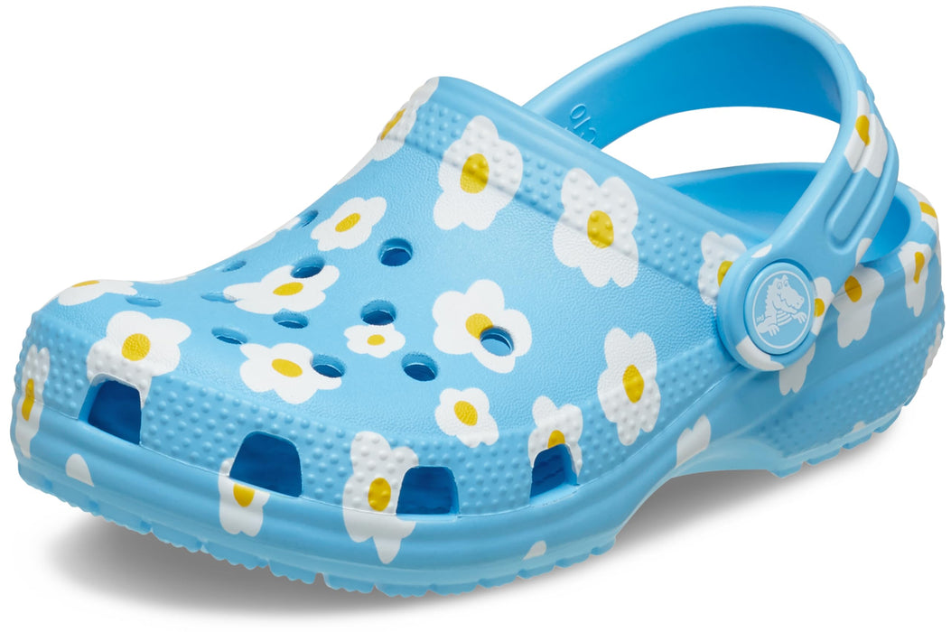 Crocs Toddler Classic Graphic Clogs Tinted Glass 10 Medium