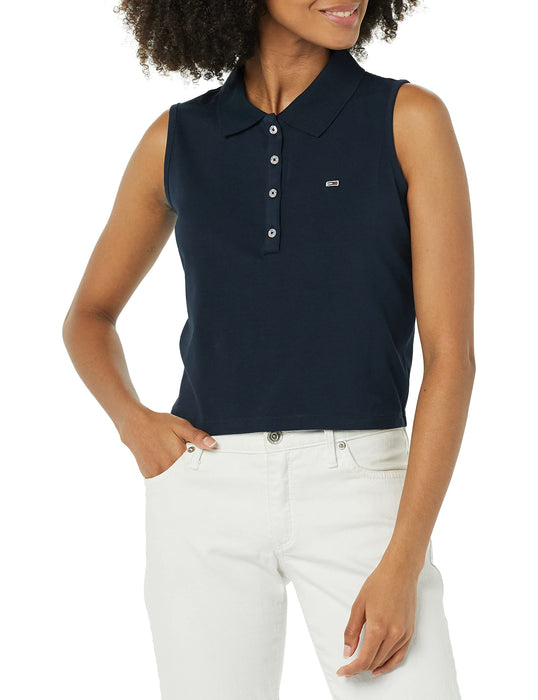Tommy Jeans Sleeveless Polo Sky Captain XL