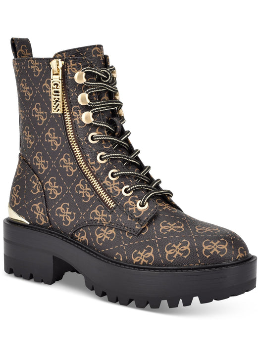 GUESS Women's Ferina Combat Boots