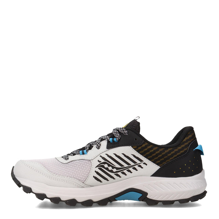 Saucony Men's Excursion TR15 Trail Running Shoe, Fog/Black/Topaz, 12