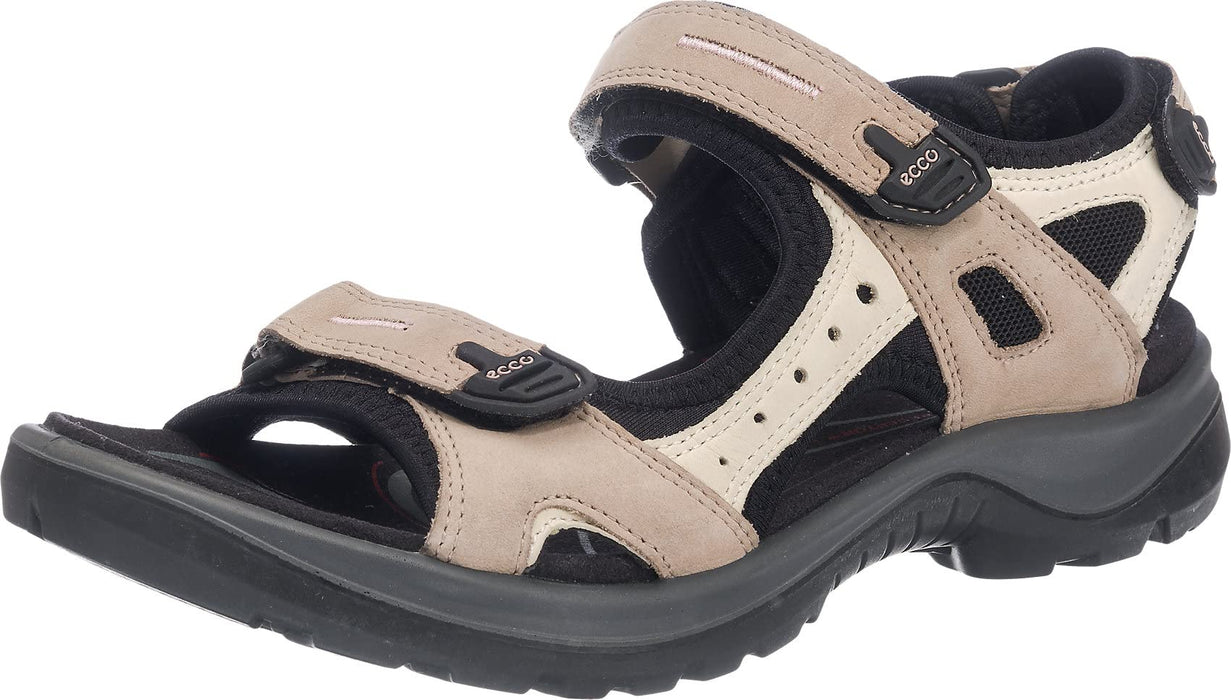 ECCO Women's Yucatan Sport Sandal, Atmosphere/Ice W./Black, 9-9.5