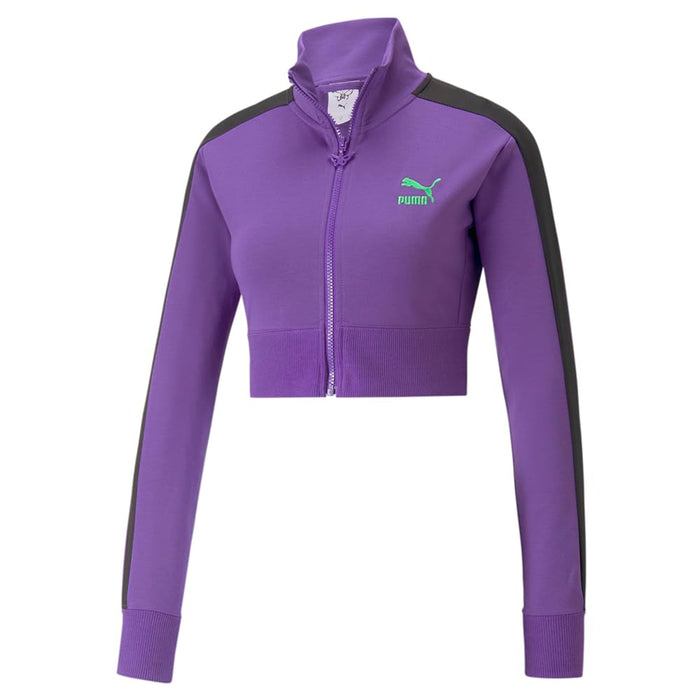 PUMA PUMA X Dua Lipa T7 Jacket Royal Purple/Puma Black MD