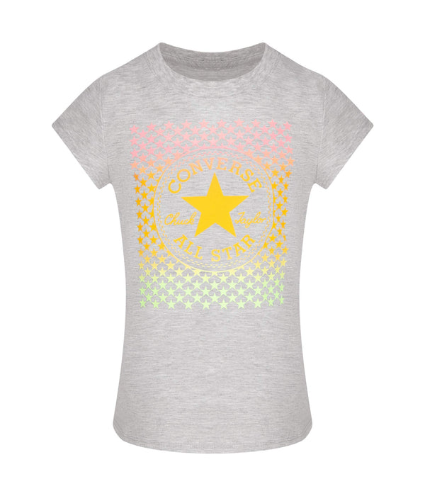 Converse Kids Girls Gradient Star Tee Lunar Rock 6X Little Kid