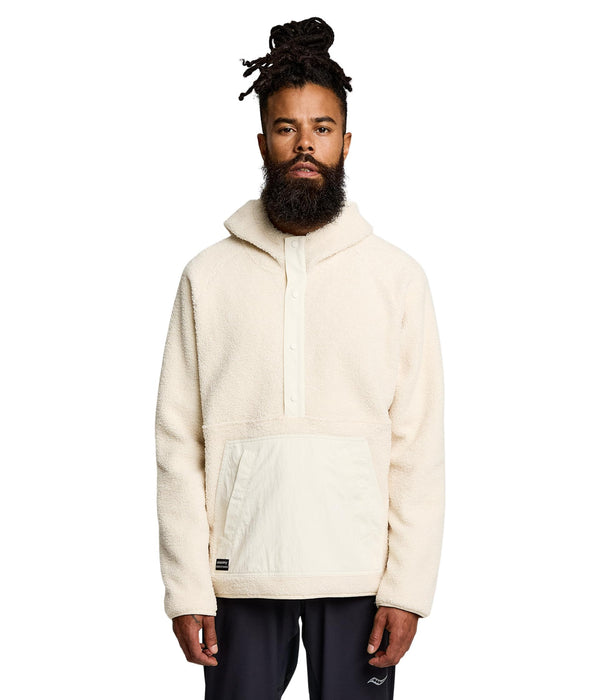 Saucony Recovery Sherpa Pullover Linen XS